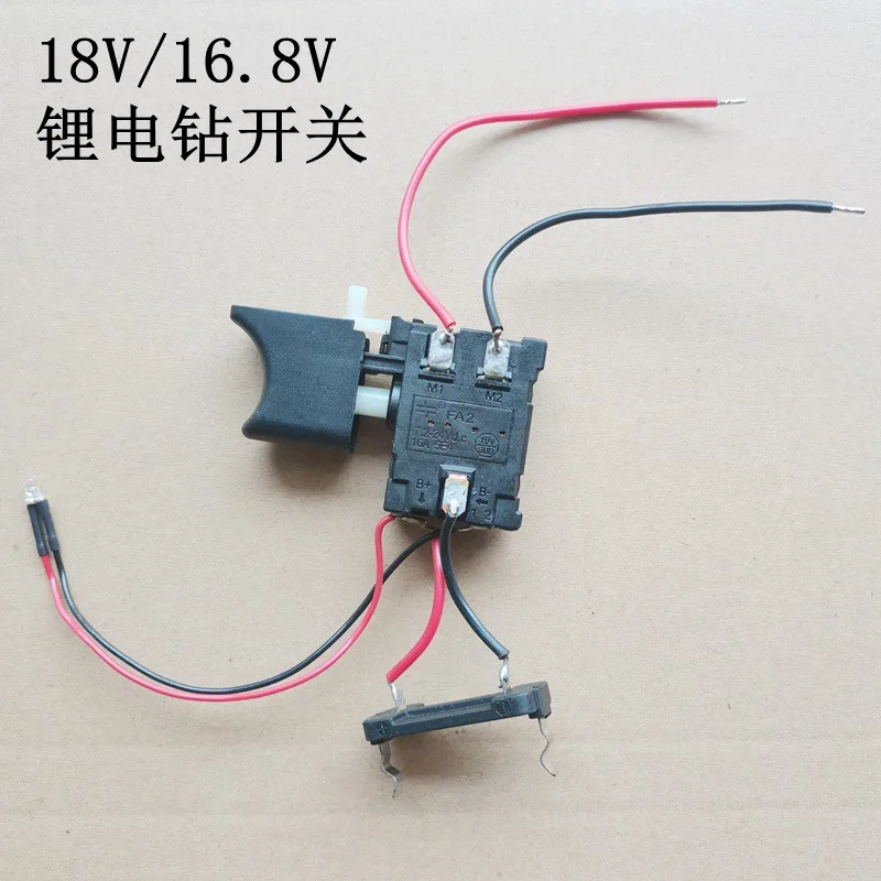 16.8V lithium battery charging drill, continuously variable speed switch with positive and reverse rotation