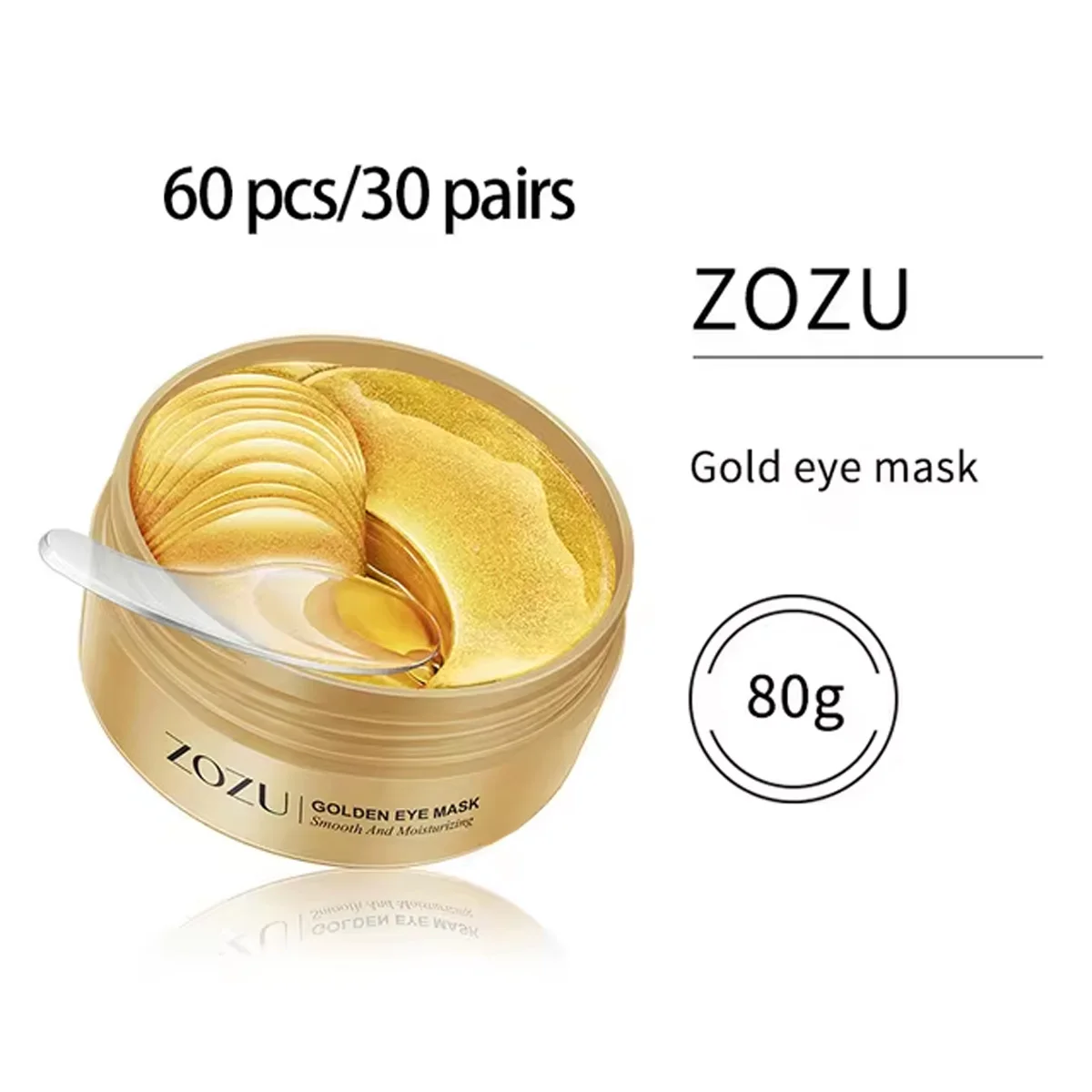 60/120 Stuks Oogmasker Avocado Goud Hydrateren Verstevigende Verbeteren Oogzakken Ooglapjes Anti Rimpel Ooglapjes voor Donkere Kringen