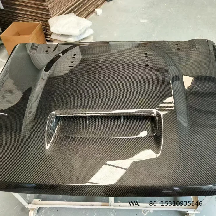 Factory Customization Carbon Fiber Hood for JEEP Wrangler JL and Gladiator Carbon Fiber Car Hood Cover
