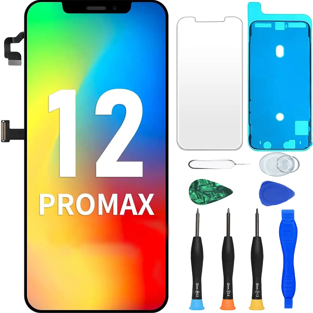 iPhone 12 Pro Max HD Plus LCD Screen Replacement Kit