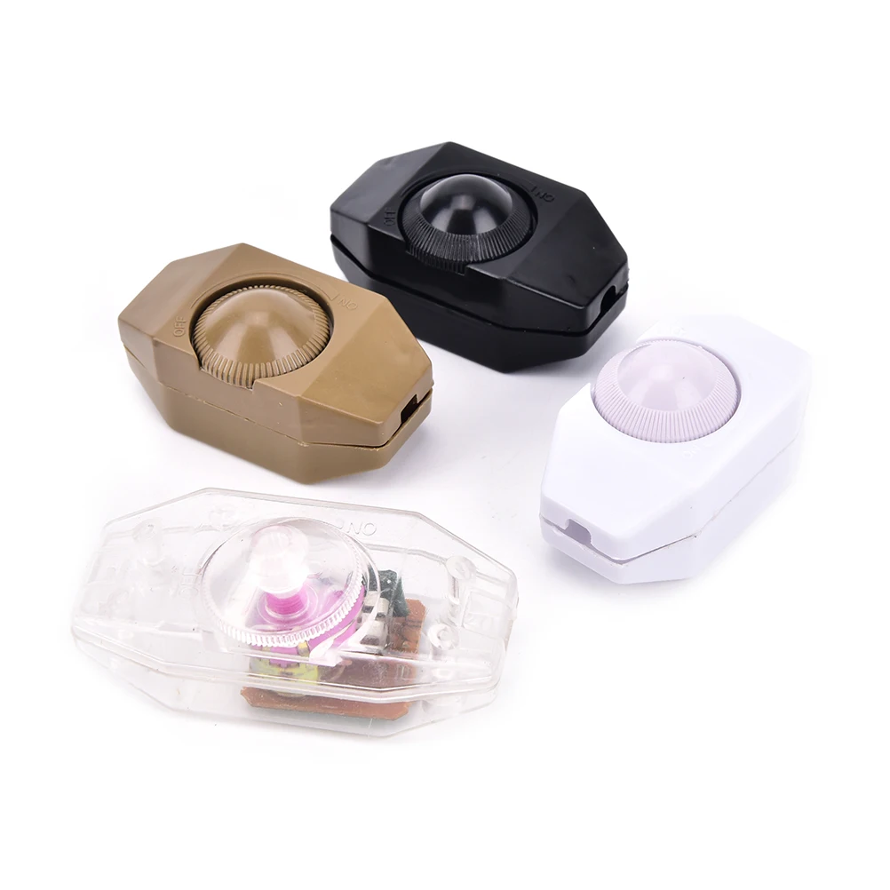 High Quality Lamp Dimmer Cord Switch Plug In Table Floor Light Dimming On Off Dimmer Switch 1A60w