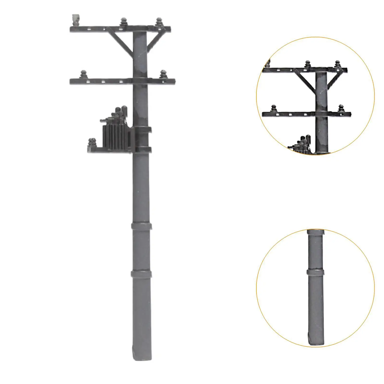 Modèle de poteau de téléphone Sacle 1/64, cadeau, ornement de paysage de Table, accessoires de chemin de fer, décor de Table de sable robuste et réaliste