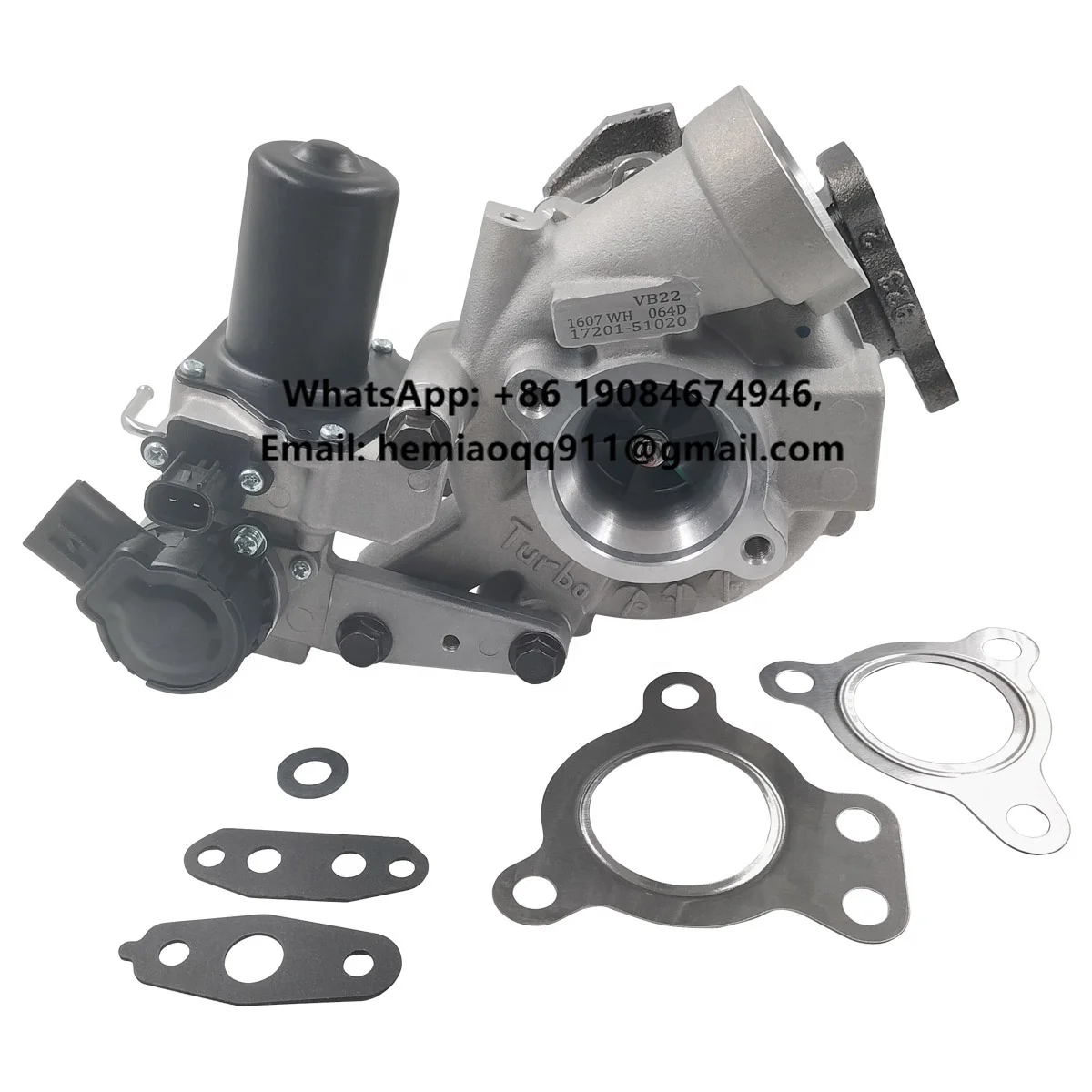 

High Quality New RHV4 VB22 Turbocharger 1720151020 17201-51020 for Toyota Land Cruiser V8 1VD-FTV