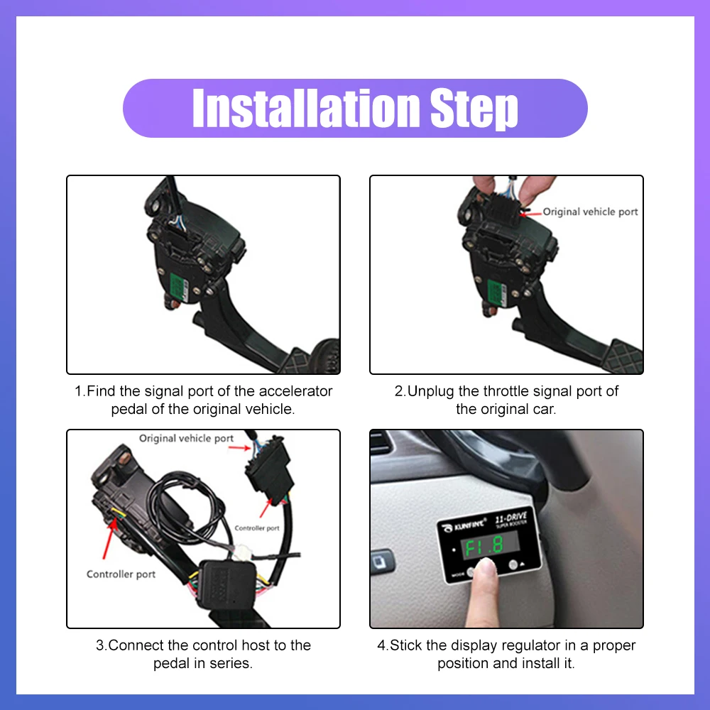 Car Electronic Throttle Controller Racing Accelerator Potent Booster For Toyota Lexus (A) Tuning Parts Accessory