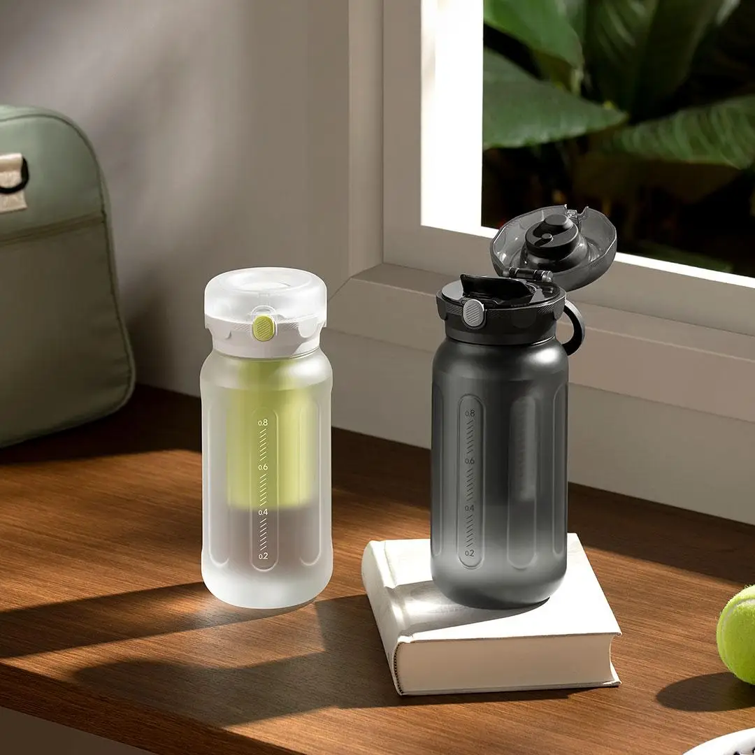 Xiaomi Mijia Sports Water Cup 1L Capacity One Key To Open Independent Tea Container Cold and Heat Resistant Water Bottle