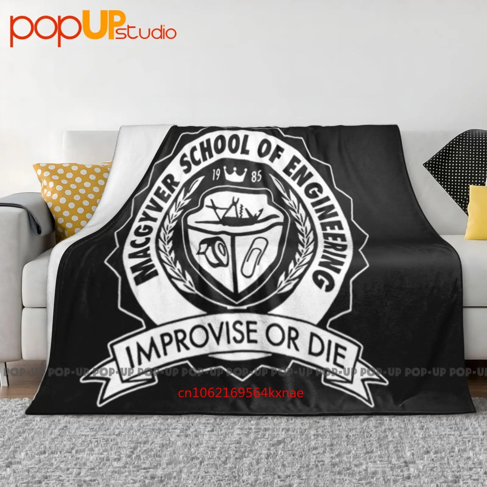 Macgyver School Of Engineering Improvise Or Die Ultra-Soft Blanket Quilt Winter Sofa Cover Bed Covers