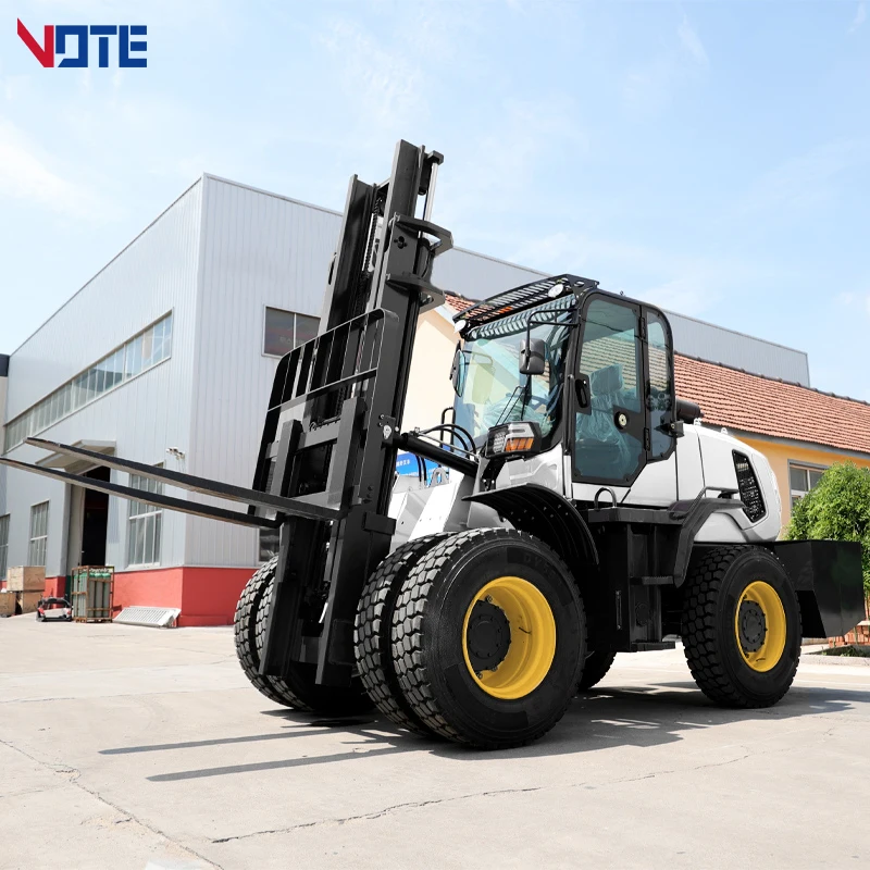 3-6 Tons Off-road Forklift Four-wheel Drive New Diesel Forklifts pallet Mini 1 ton forklift Rough Terrain Forklift customization