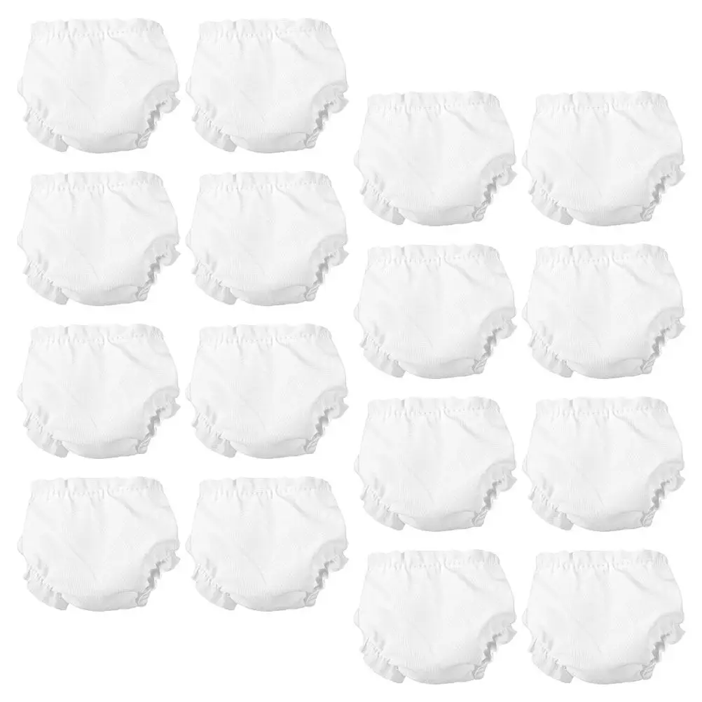 Conjunto de ropa interior de algodón de uso amplio, 24 Uds., minipanties con costuras finas, accesorios de disfraz, ropa interior para juego de simulación para niñas
