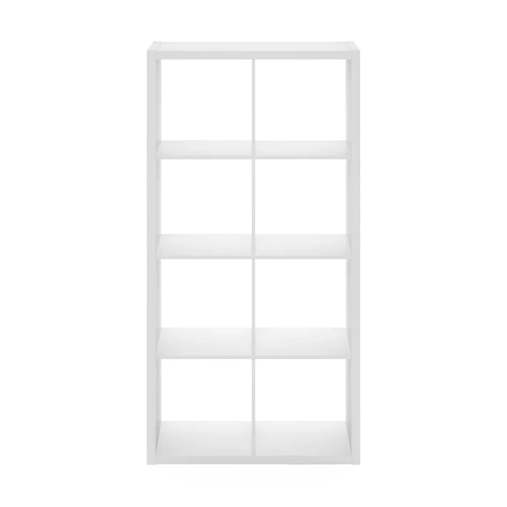 Cube Storage Organizer 8-Cube Open Back Shelf Unit Vertical Horizontal Display Rack Home Office Living Room Storage Solution