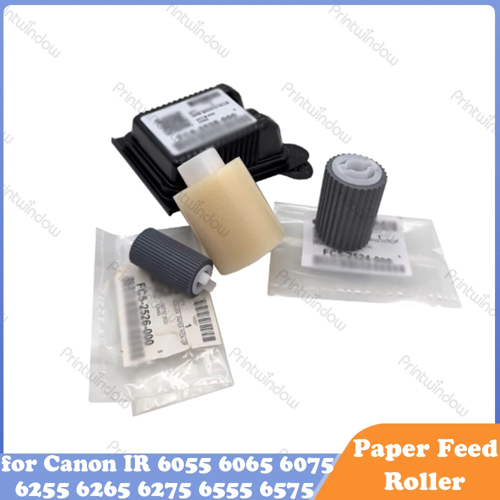 

1 комплект, 3 шт., оригинальный ролик подачи бумаги для Canon IR 6055 6065 6075 6255 6265 6275 6555 6575 ролик захвата