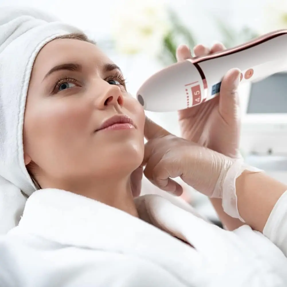 7D Mini Hifu Ultrasuoni Face Lifting Massager Cura degli occhi Dispositivo di bellezza per la casa SPA Rimozione delle rughe Anti-età Rafforzamento della pelle