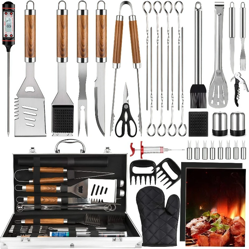

36-Piece Stainless Steel BBQ Tools Outdoor Camping BBQ Tools Set BBQ Tools Set