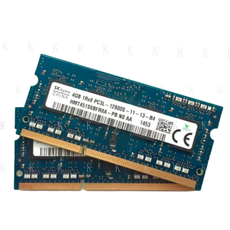 C  FOR Hynix Memory PC3L-12800S DDR3 1600MHz 4GB 1R*8 HMT451S6BFR8A- wbr/ PB Laptop Memory