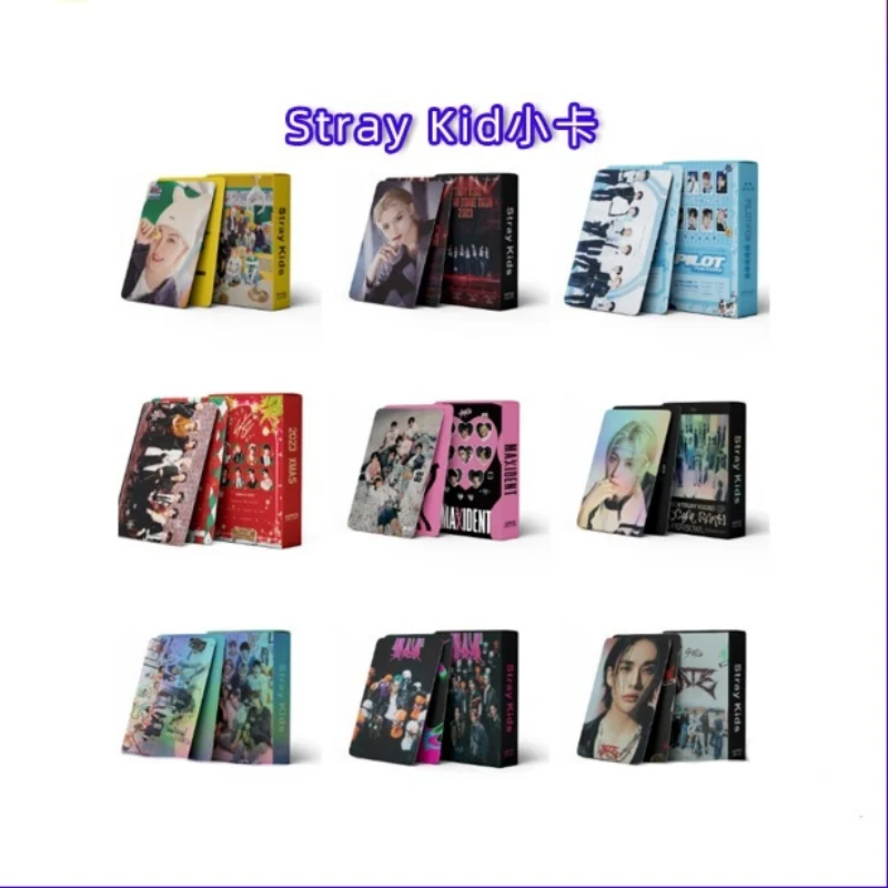 

55 шт. SKZOO в одном стиле, мужская группа, звездная карта, милая периферийная мужская группа SKZOO, маленькая карта в подарок