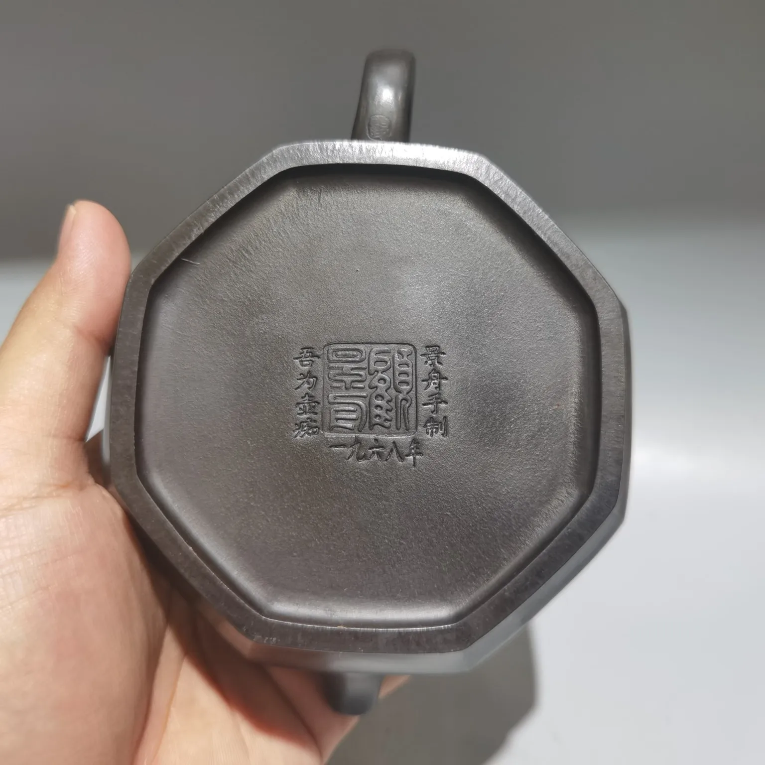 Yixing Teapot Purple Clay Pot Eight sided teapot Drum shaped pot Teapot Kettle Tasting tea ceremony