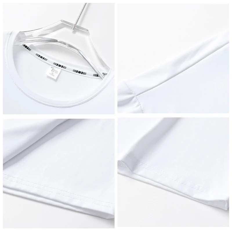 تي شيرت رياضي نسائي من Queshark سريع الجفاف من الحرير الجليدي 88% نايلون للصالة الرياضية واليوجا والتمارين الرياضية والتنزه سيرًا على الأقدام وركوب الدراجات واللياقة البدنية (M-5XL)