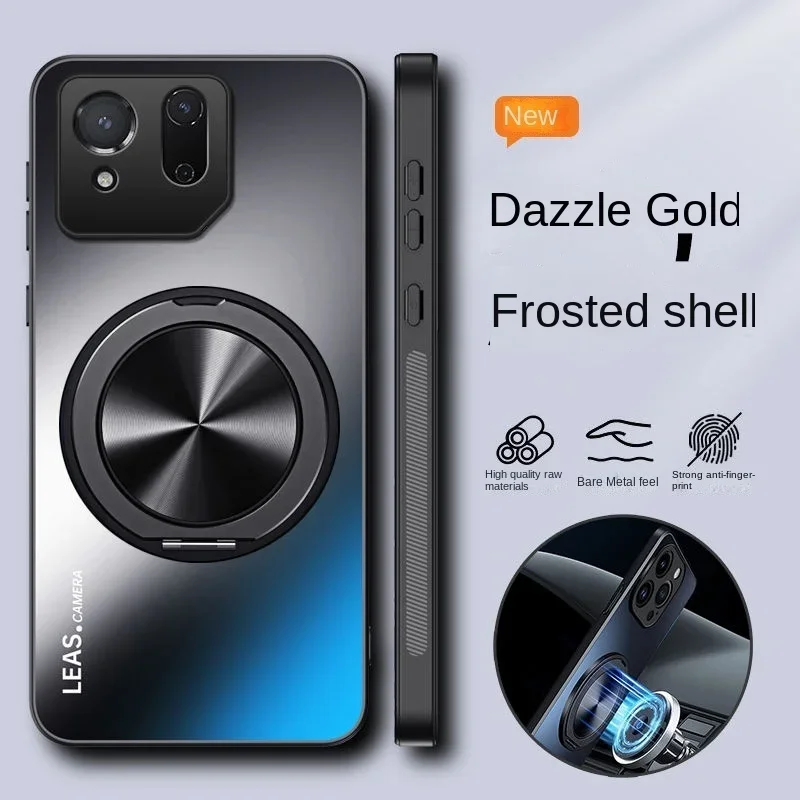 

For Asus ROG Phone 9 Pro case soft Pu skin with magnetic protect back full cover phone9 shell