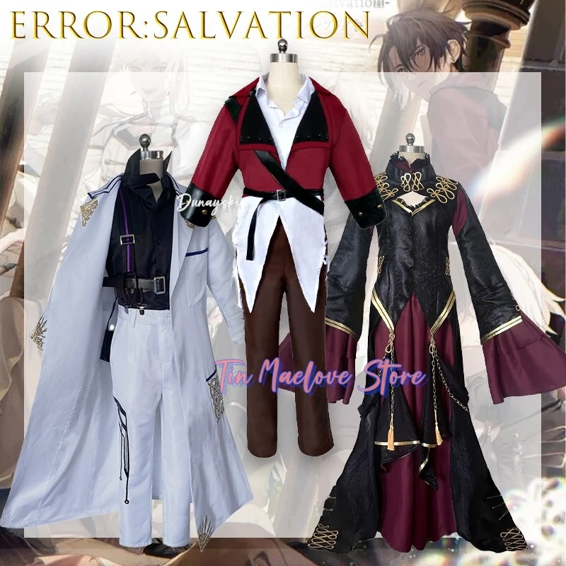 ErroR: salut Ciel Blancfeu Adolphe Ankou Cosplay rsiс3) ensemble mâle Anime personnage de jeu tenue de jeu de rôle Halloween fête Cos