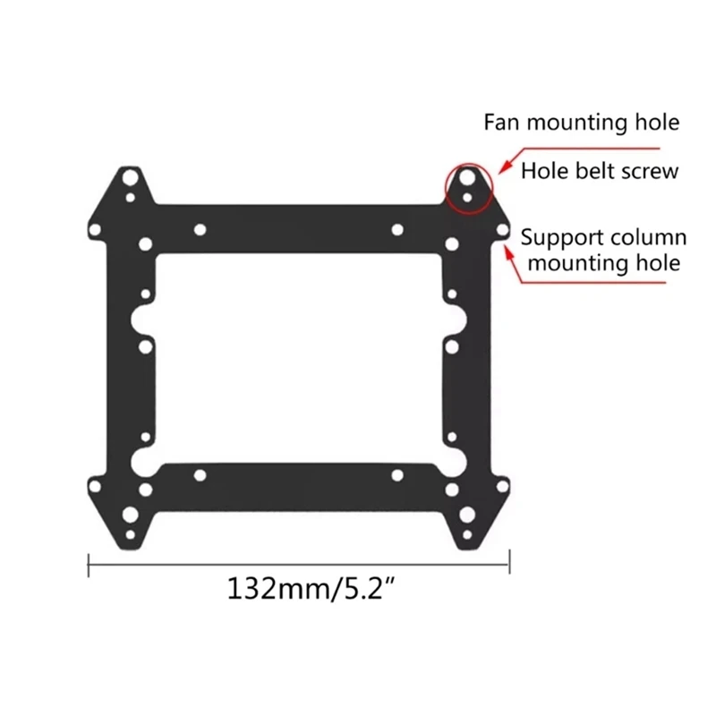 12Cm Fan Hard Drive Bracket SSD 3.5 Inch Hard Drive Bracket Extended Multi-Layer Stacking Bracket Computer Replacement