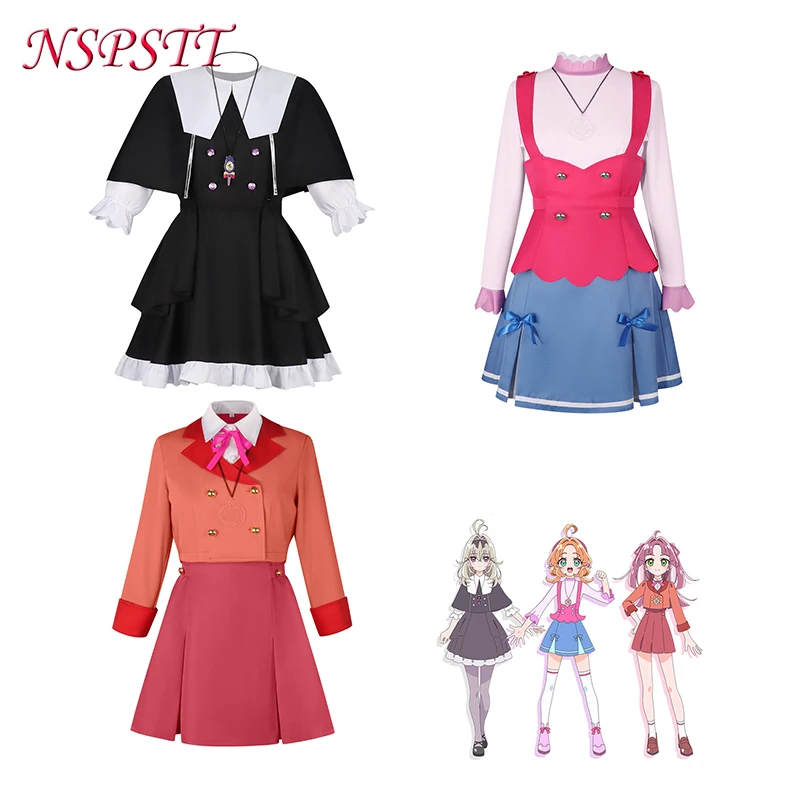 

NSPSTT Star Detective Pretty Cure Anna Mikuru Ruruka Cosplay Costume Multiple Styles Available Halloween Party Anime Outfits