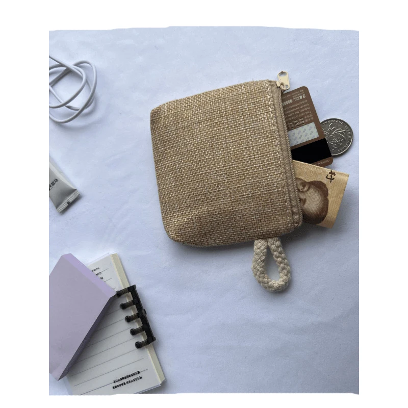 

DHL200pcs Cotton Linen Brief Ear Line Short Purses