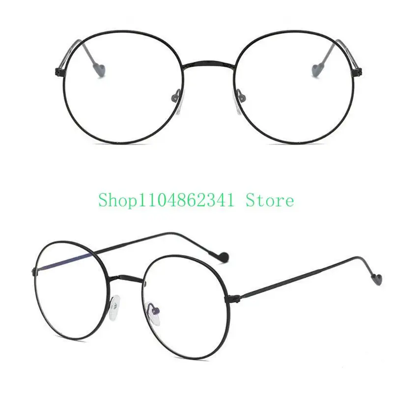 

652F Punk Round Sunglasses Retro Sunglasses for Women Men Large Frame Hip Hop