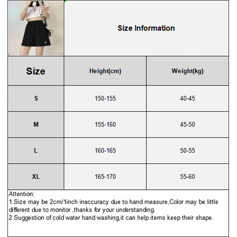 Fashionable Waffle High Waist Elastic Waist Loose Casual Sports Commuter Shorts