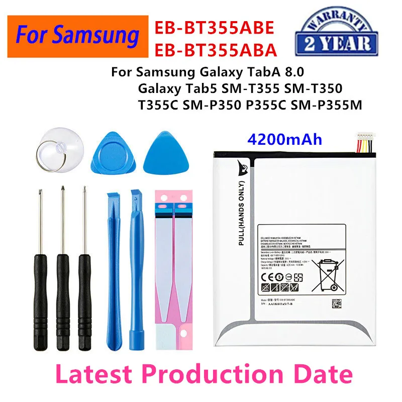 Brand New Tablet EB-BT355ABE EB-BT355ABA Battery For Samsung Galaxy TabA 8.0 Galaxy Tab5 T355/C T350/P350 P355C/M