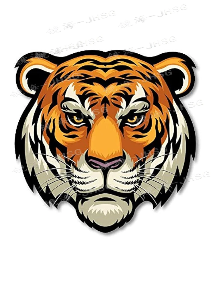 Tiger Head Decal/Sticker - Modern Animal Art Suitable for Cars, Trucks, Laptops