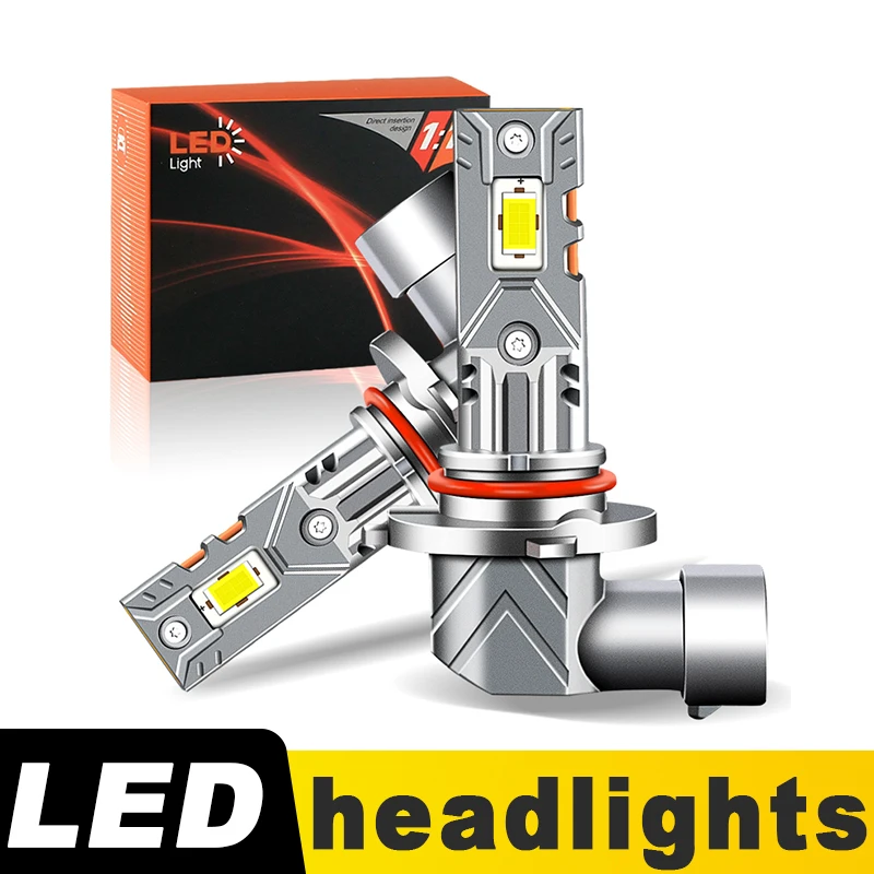 2PCS CANbus 9006 9005 LED Headlight Bulb 60W 20000LM High Low Beam Power Super Bright Plug&Play For Chevrolet Trax 2019-2020