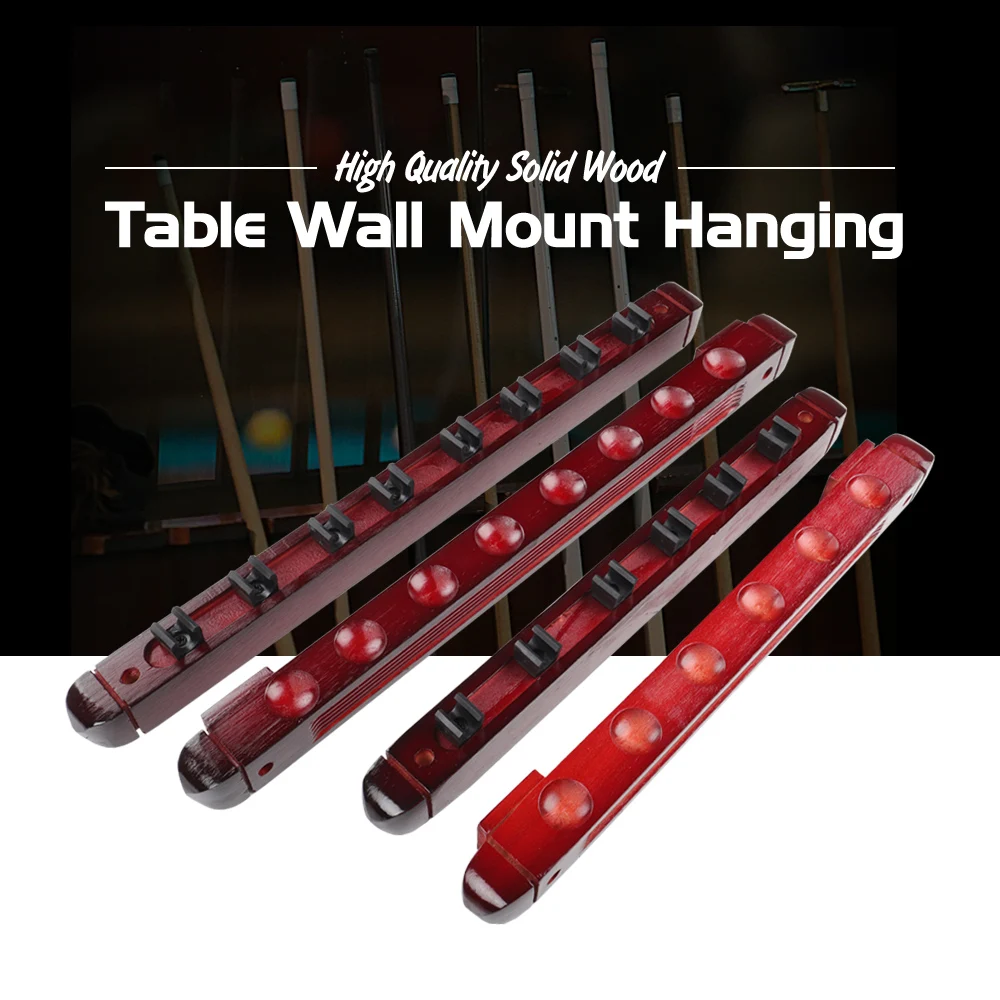 

Бильярдный стол для снукера, настенное крепление, подвесное профессиональное 6 отверстий, 8 отверстий, кий, стойка из цельного дерева, держатель, аксессуар для бильярда