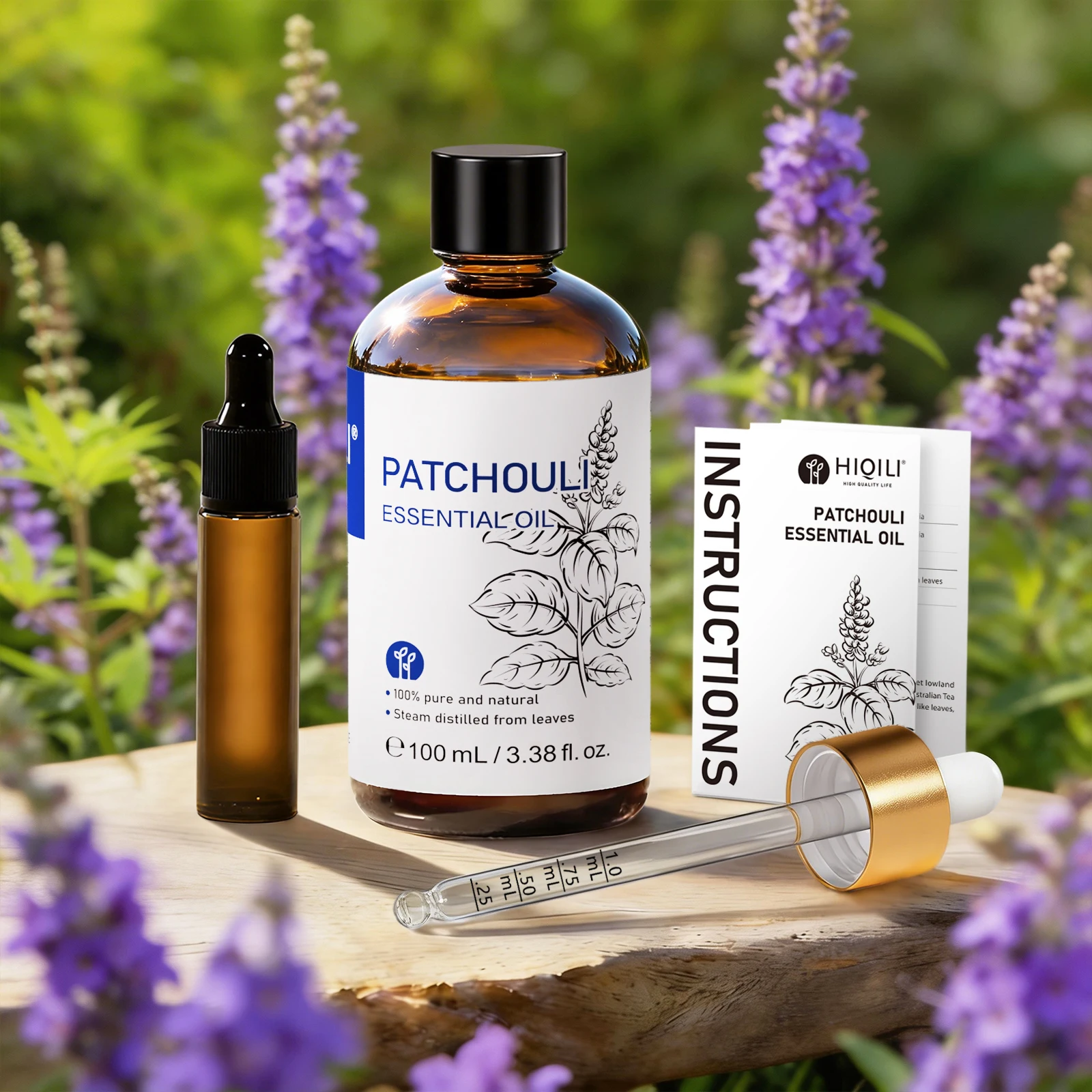 Perfume Fragrance Oils For Candles - HIQILI 100% Natural Patchouli Essential Oil,