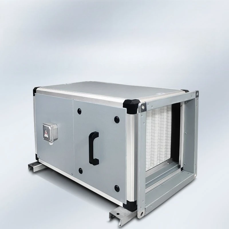 Low-noise primary and medium-efficiency purification fan box, fresh air system supply fan and exhaust fan