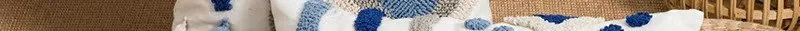 Boho Loop Tufted Kissenbezug, Baumwoll-Canvas, handgefertigter Quasten-Kissenbezug, dekorativer ethnischer bestickter Home-Decor-Kissenbezug – Detail 12