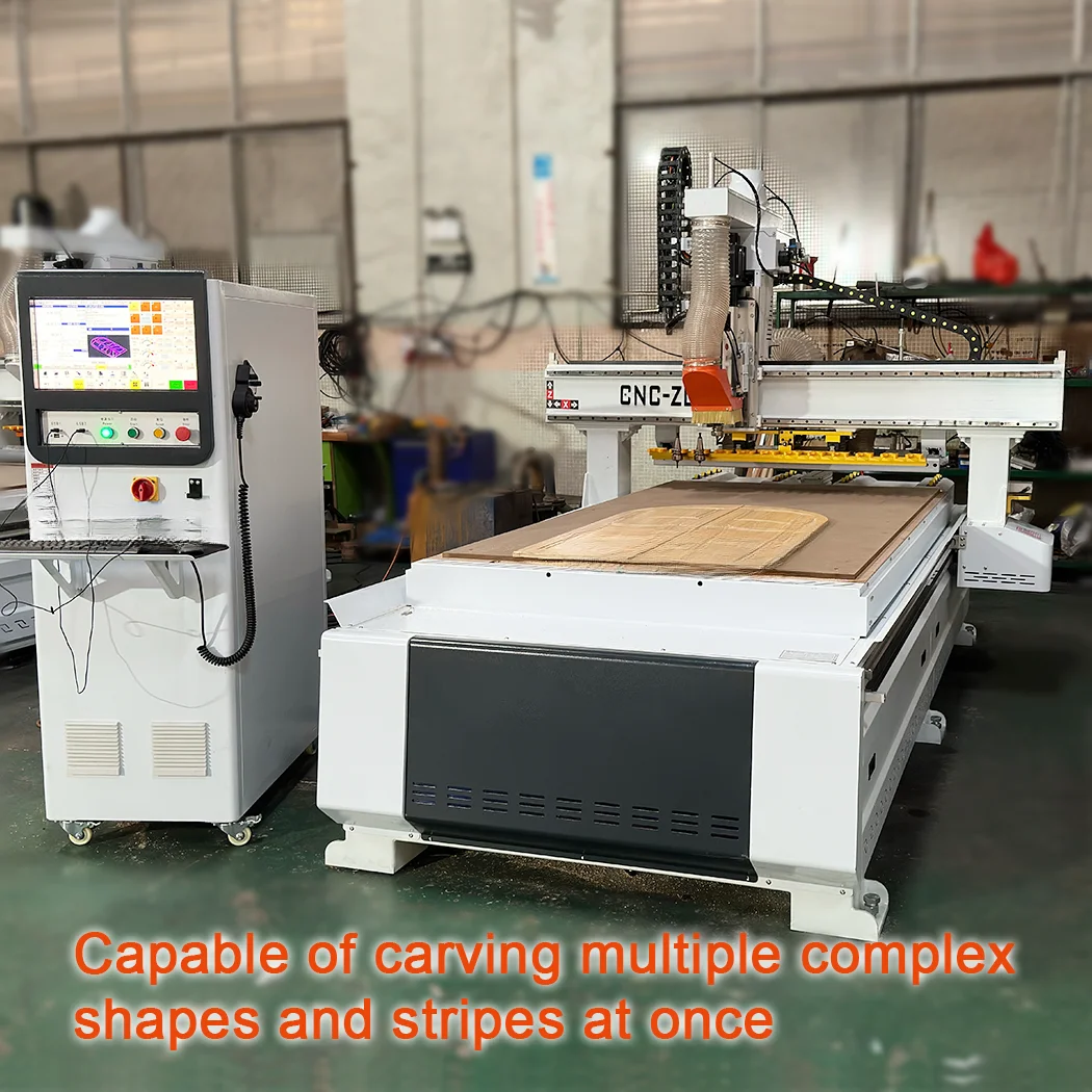 MDF Plywood Professional DIY Woodworking Engraving Machine 1220*2750mm ATC Wood Router for