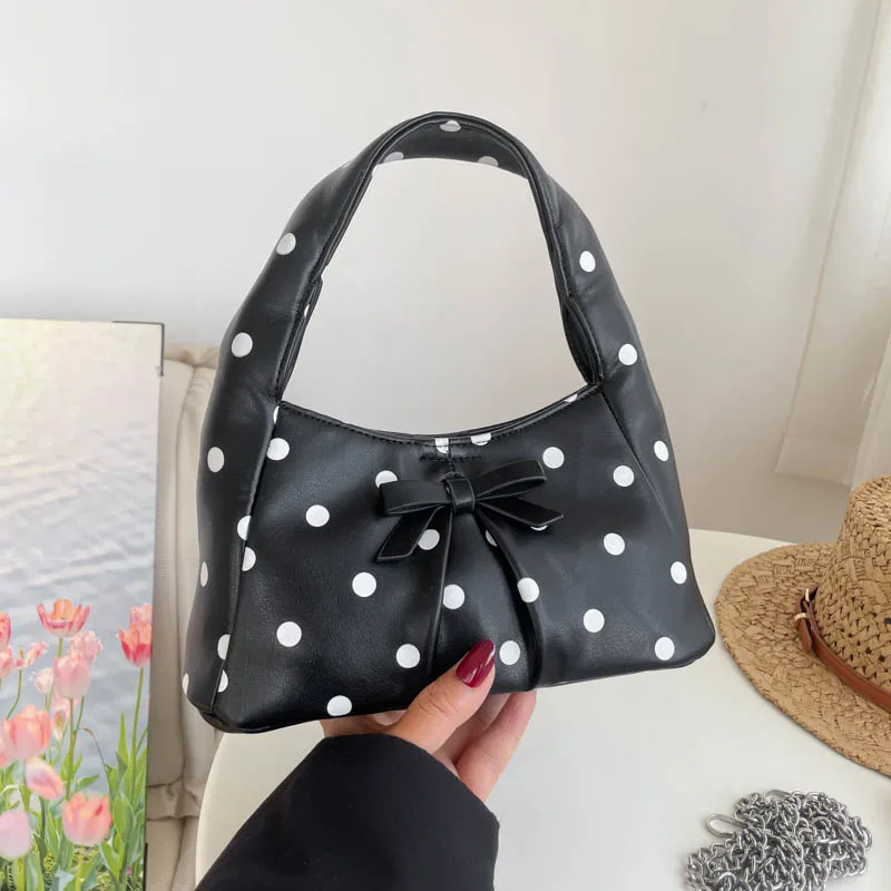 

Women's Small Ruched Strap Bow Decor Pu Leather Shoulder Bag Cute Elegant Daily Dating Crossbody Bags 2026 Handbags and Purses