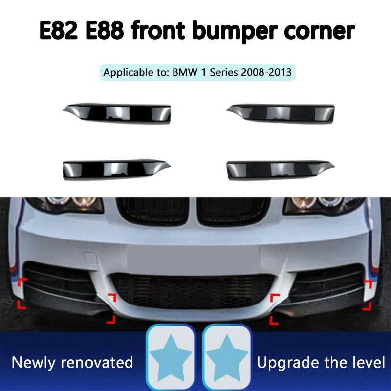 

Suitable for BMW 1 Series e82 e88 M-Tech 2008-2013 front bumper and front bumper corner high-quality modified parts