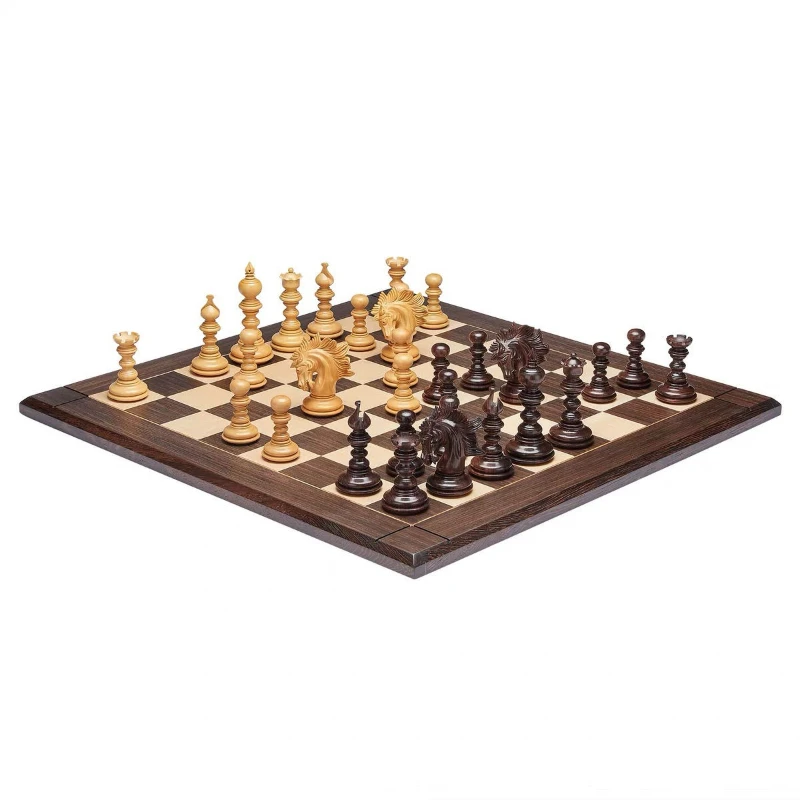 

Solid wood high-end handmade chess set gift collection