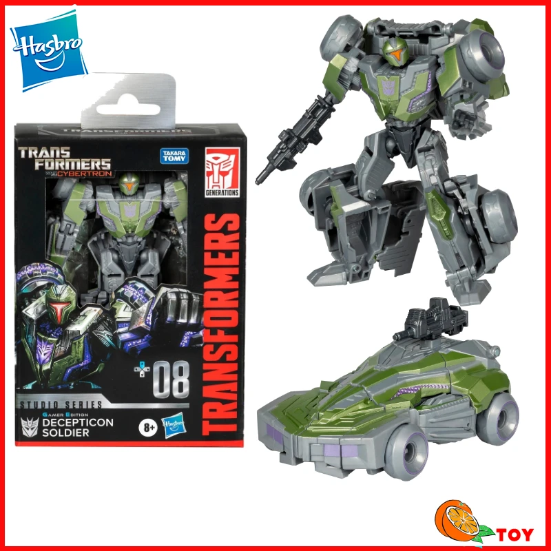 

In stock Hasbro Transformers Studio SeriesSS-GE 08 Decepticon Soldier Model Robot Collection Action Figures Toys Gifts