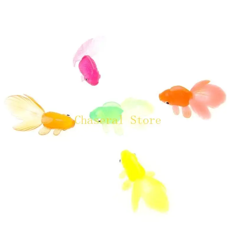 E7CE novedoso niños interactivos mini juguetes pescado dorado para niños 6-8 lindo juego