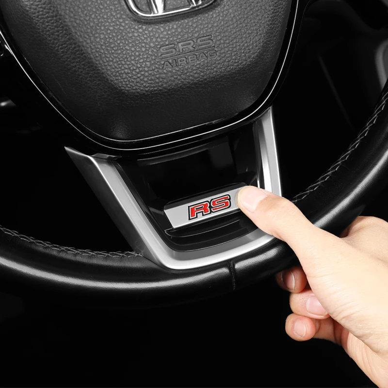 For Honda 2023 2024 2025 CRV Steering wheel decorative buckle modification logo RS/TR/MU interior accessories - view 2