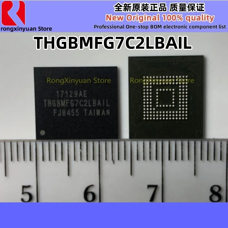 1Pcs/LOT THGBMFG7C1LBAIL THGBMFG7C2LBAIL THGBMFG6C1LBAIL THGBMFG8C2LBAIL FBGA153 Chipset 100% New imported Original 100% Quality