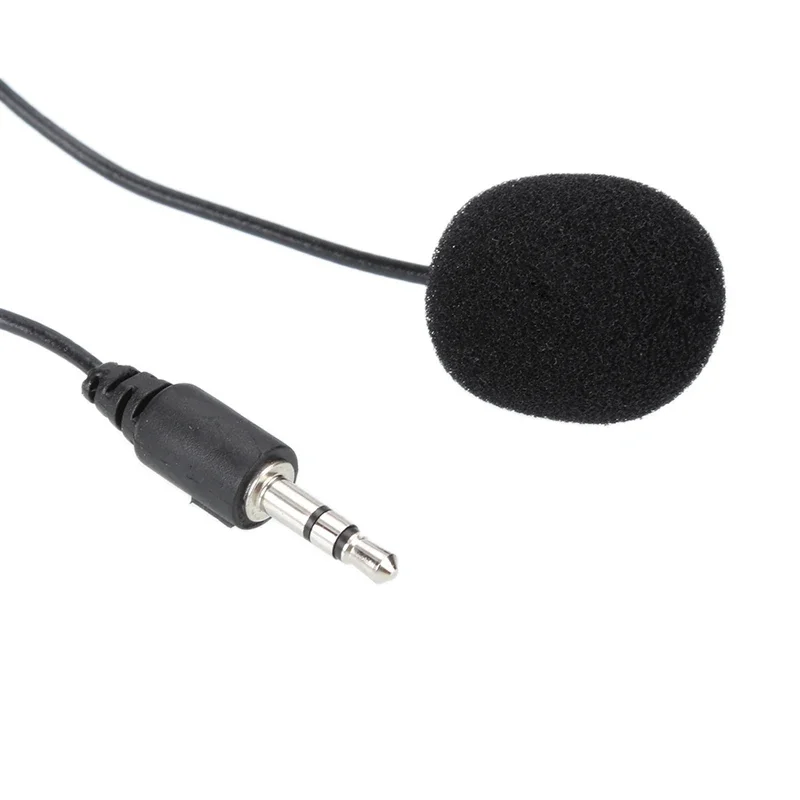 Mini Microphone Condenser Clip-on Lapel Lavalier Mic Wired for Phone For Phone Portable Mini Stereo HiFi Sound Quality