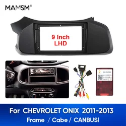 MAMSM For CHEVROLET ONIX 2011-2013 Car Radio Fascias 9 Inch Audio Fitting Adaptor Panel MP5 Stereo Player Dash Frame Trim