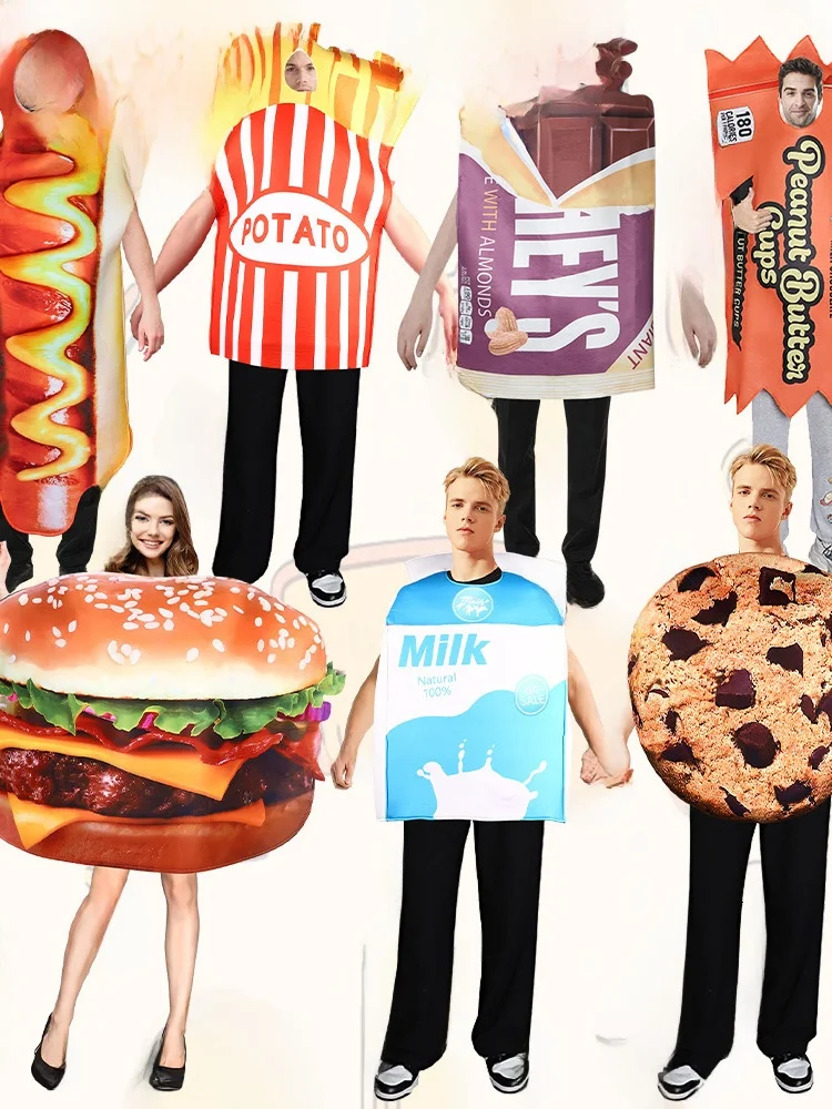 

loween Ice Cr Costume Outerwear Children's Cake Suit Kindergarten up Performance Outfit Six-One Festival