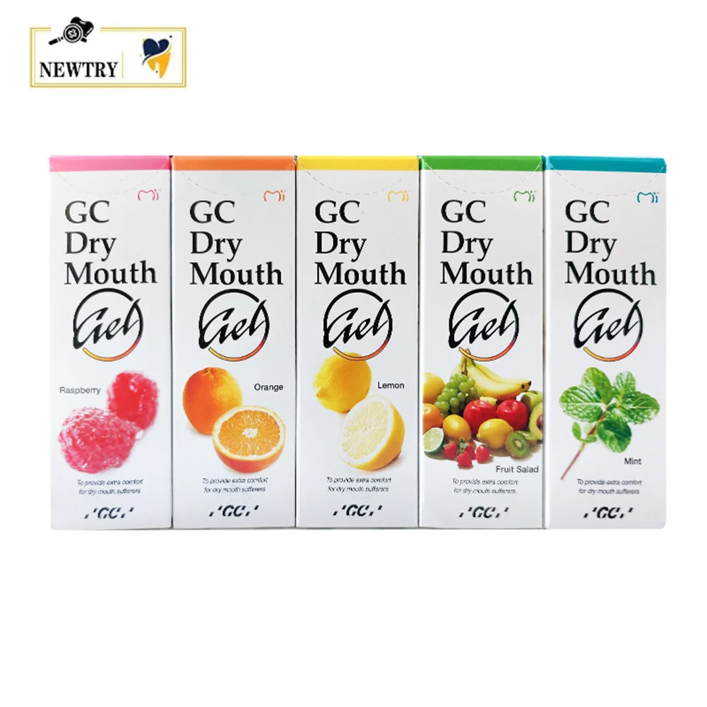 

Japan GC Dry Mouth Gel 40g Oral Mucosa Tongue Teeth Moisturizing Relief Cream Dental Artificial Saliva Substitute Multi Flavors