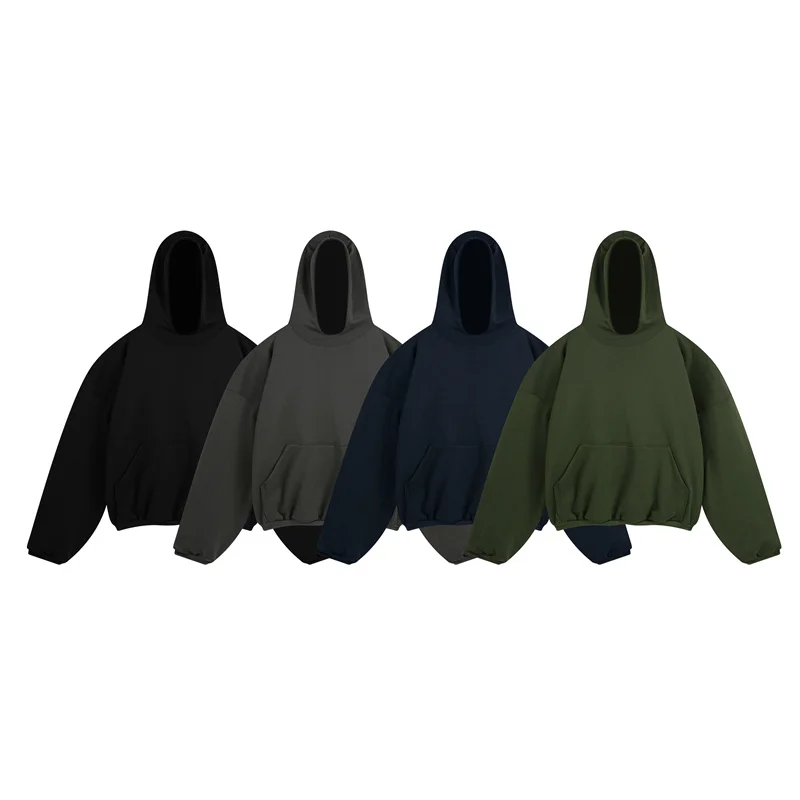 

kanye Solid Colour Double Space Hat Sweatshirt High Quality 1:1 Hoodie Thick Fabrics Men's Women's Autumn Winter Hoodies