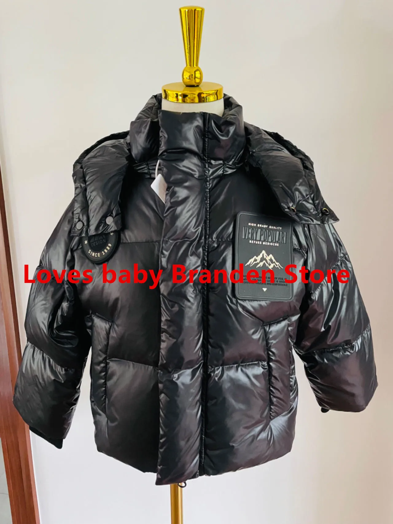 Russia Winter High Quality Thicker Down Jacket Children Hooded Black White Duck Down Outerwear Girl And Boys Down Coats -30 1215