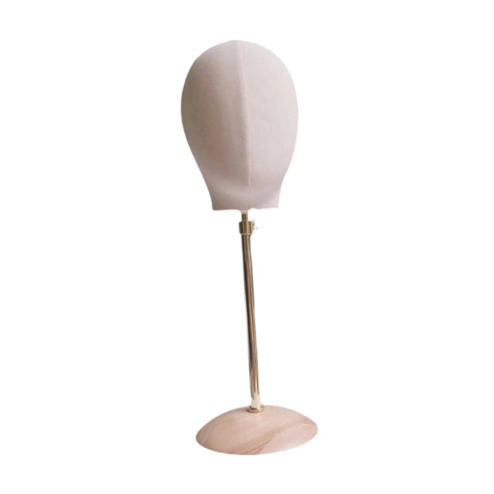 Mannequin Head Hairpiece Stand Wig Head Model with Base Multifunctional Creative Head Model Hat Rack for Business Home Salon