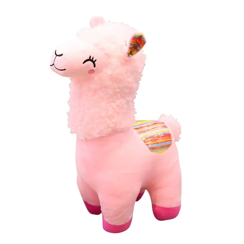 25/45Cm Alpaca Lama Pluche Dieren Speelgoed Schattige Realistische Knuffelpoppen Kussens Geweldig Voor Kinderen En Volwassenen Cadeaus ア ヒル